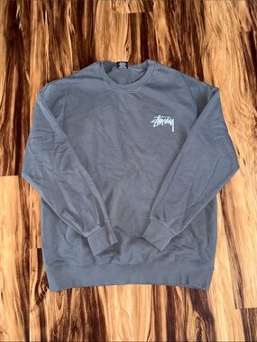 Stussy Slate Gray Crewneck sweatshirt